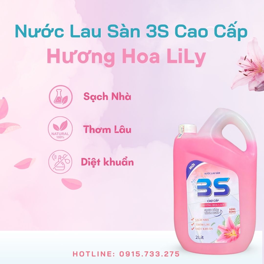 Nước Lau Sàn 2 Lít Hương hoa Ly